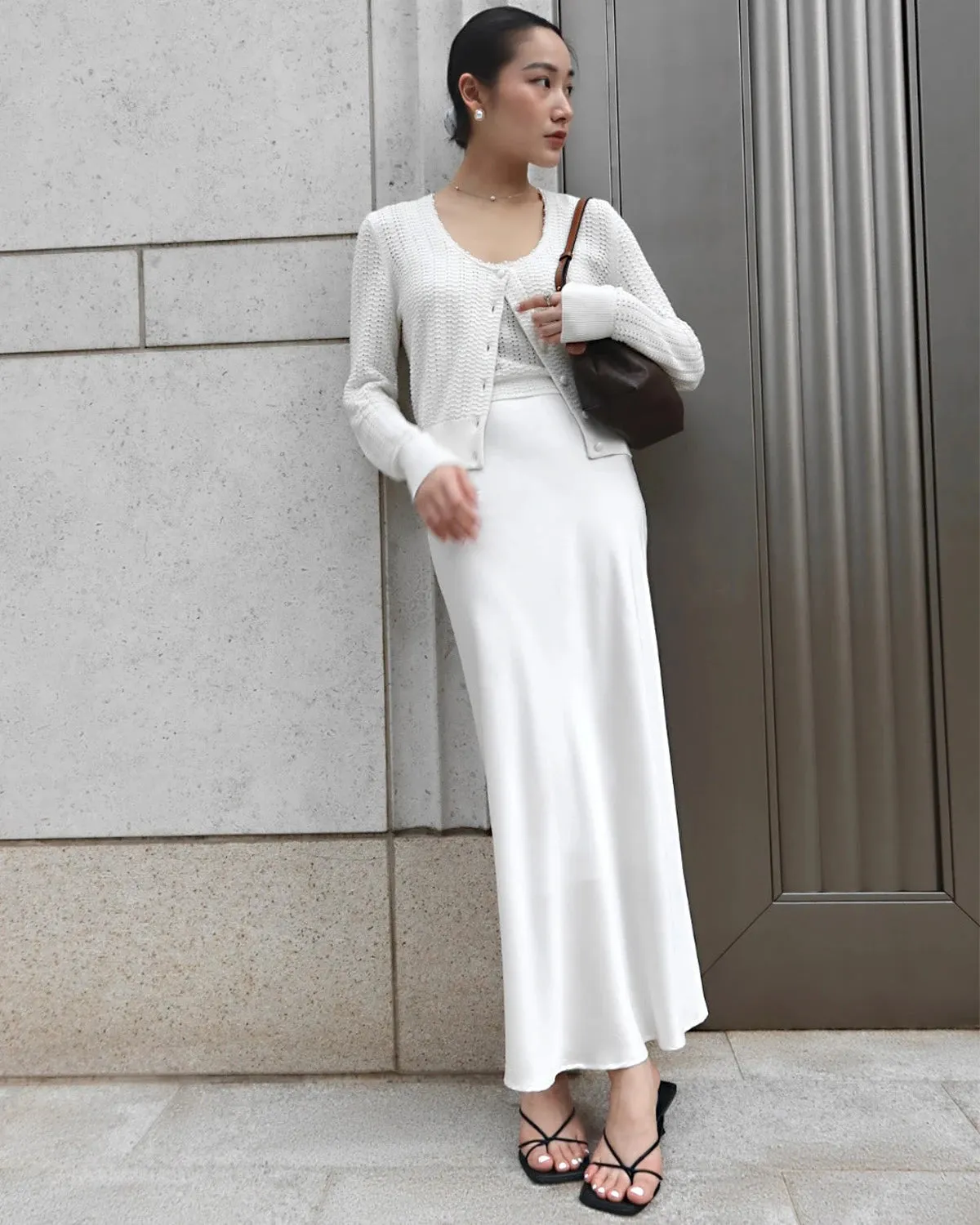 22 Momme Silk Maxi Skirt