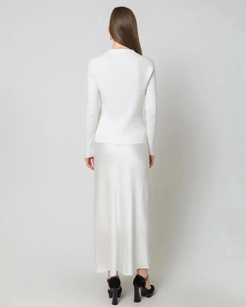 22 Momme Silk Maxi Skirt