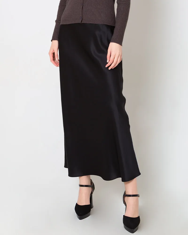 22 Momme Silk Maxi Skirt