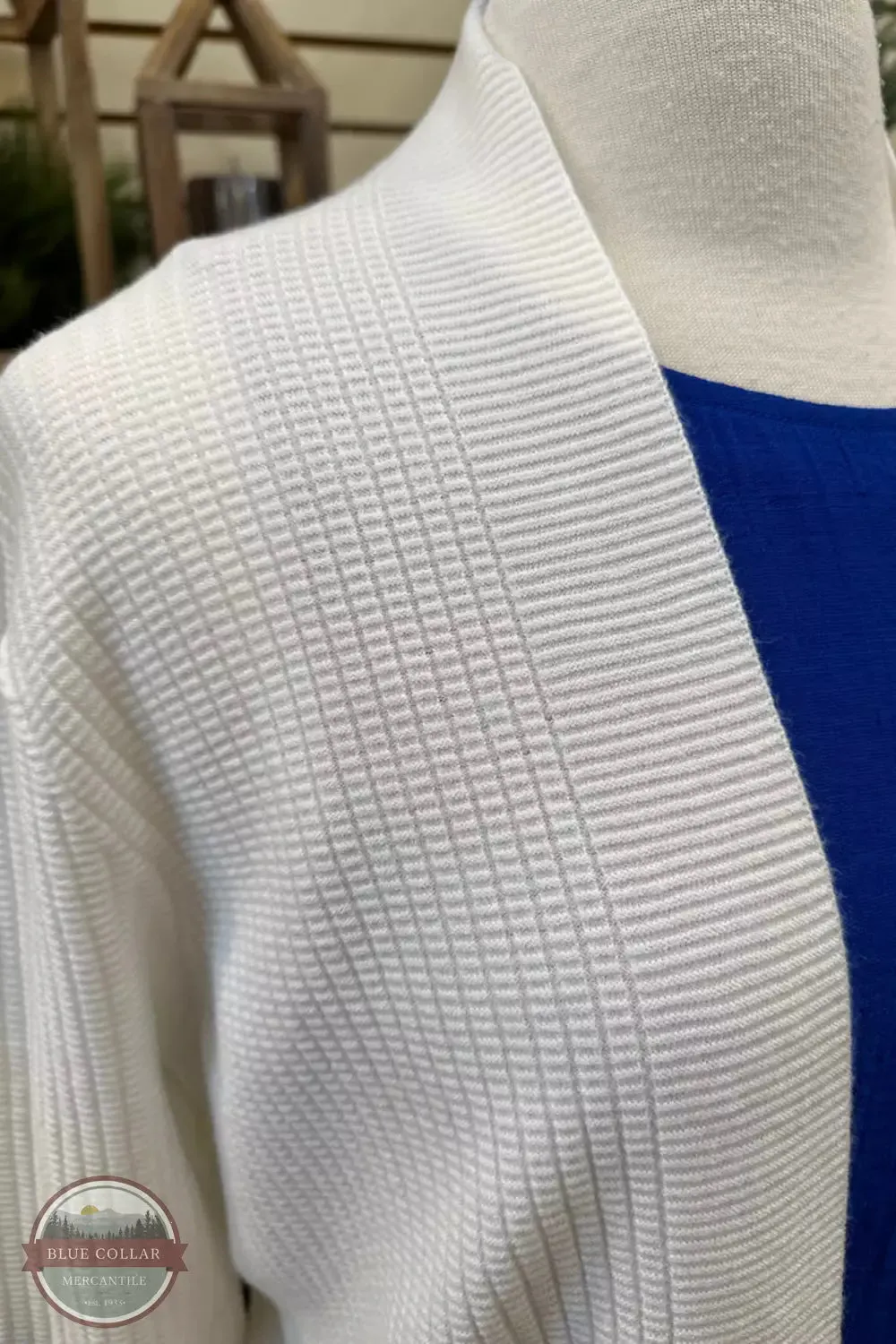 36026 Long Sleeve Open Front Cardigan