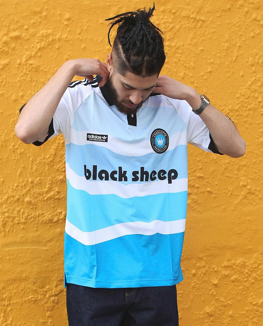 Adidas x CTLFC - Black Sheep Jersey - White/Blue