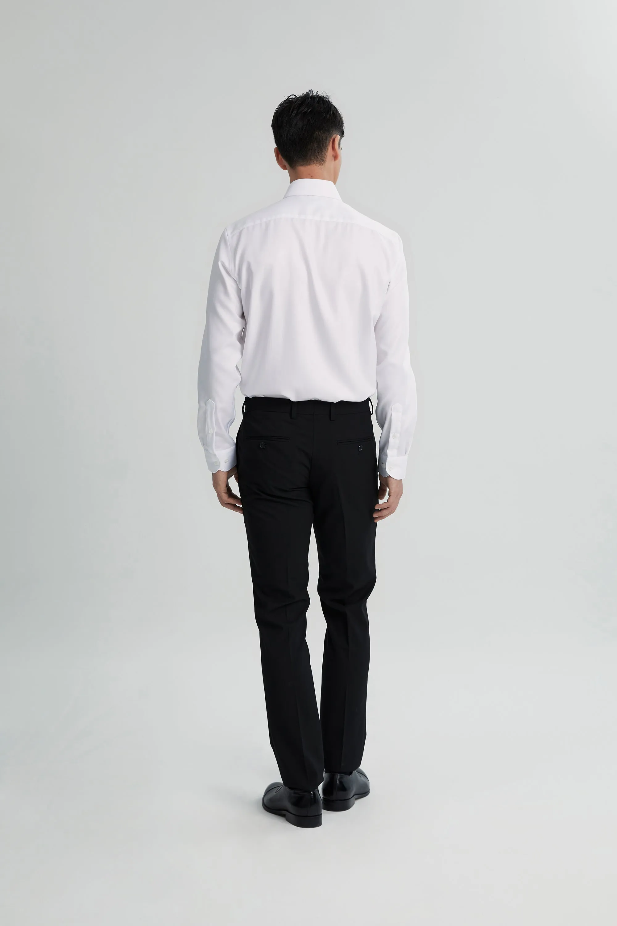Alexander & Sons, White Twill, Long Sleeve Shirt