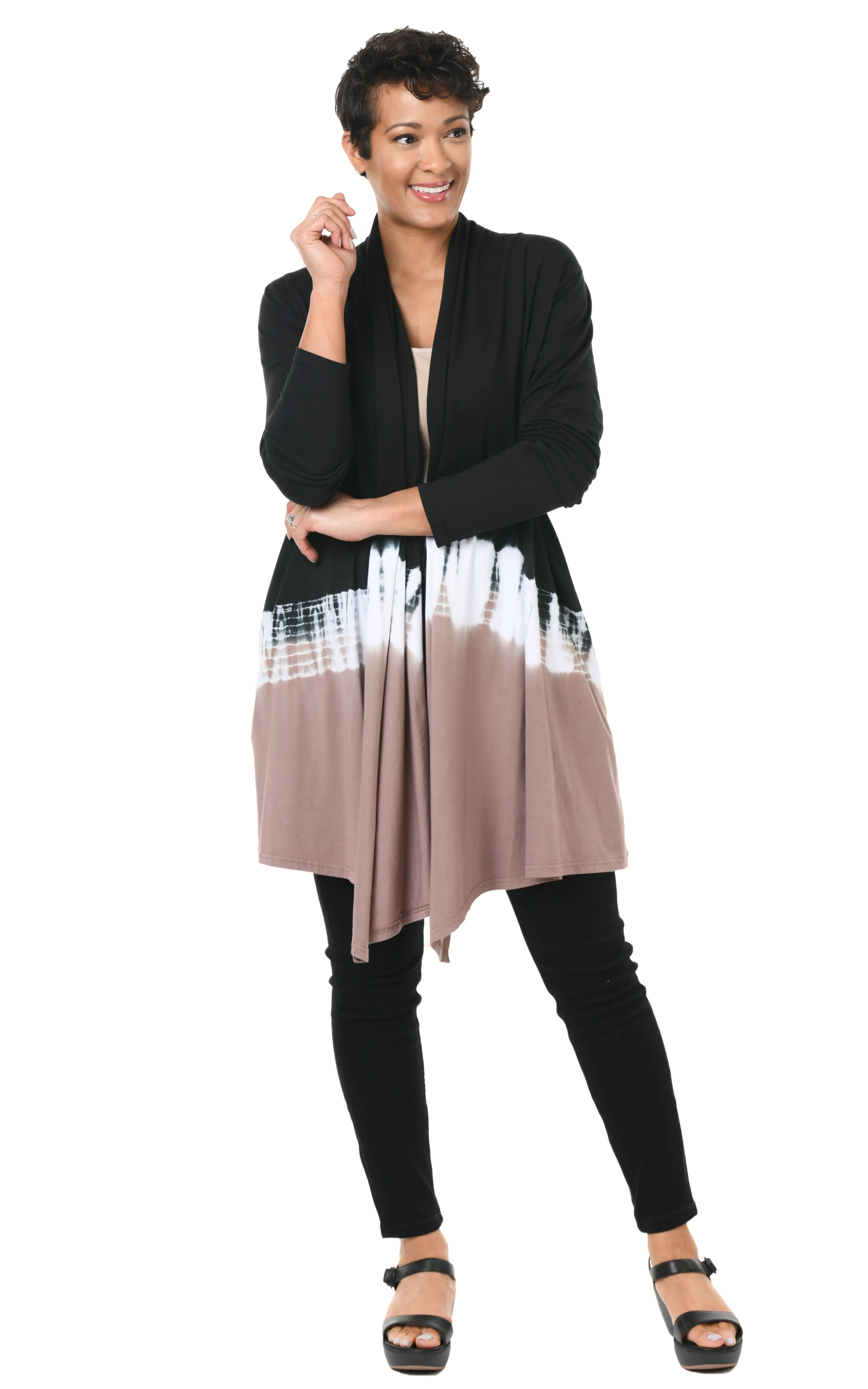 Bessie Womens Cardigan in Beach Comber
