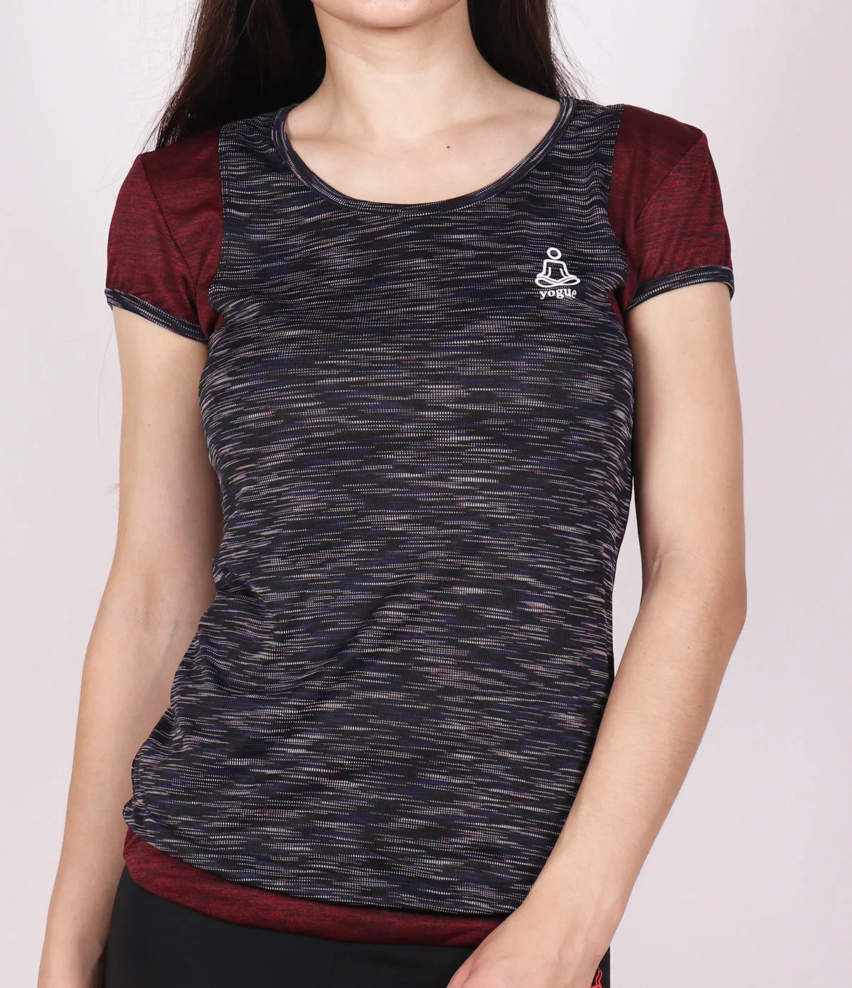 Black & Wine Racerback T-Shirt