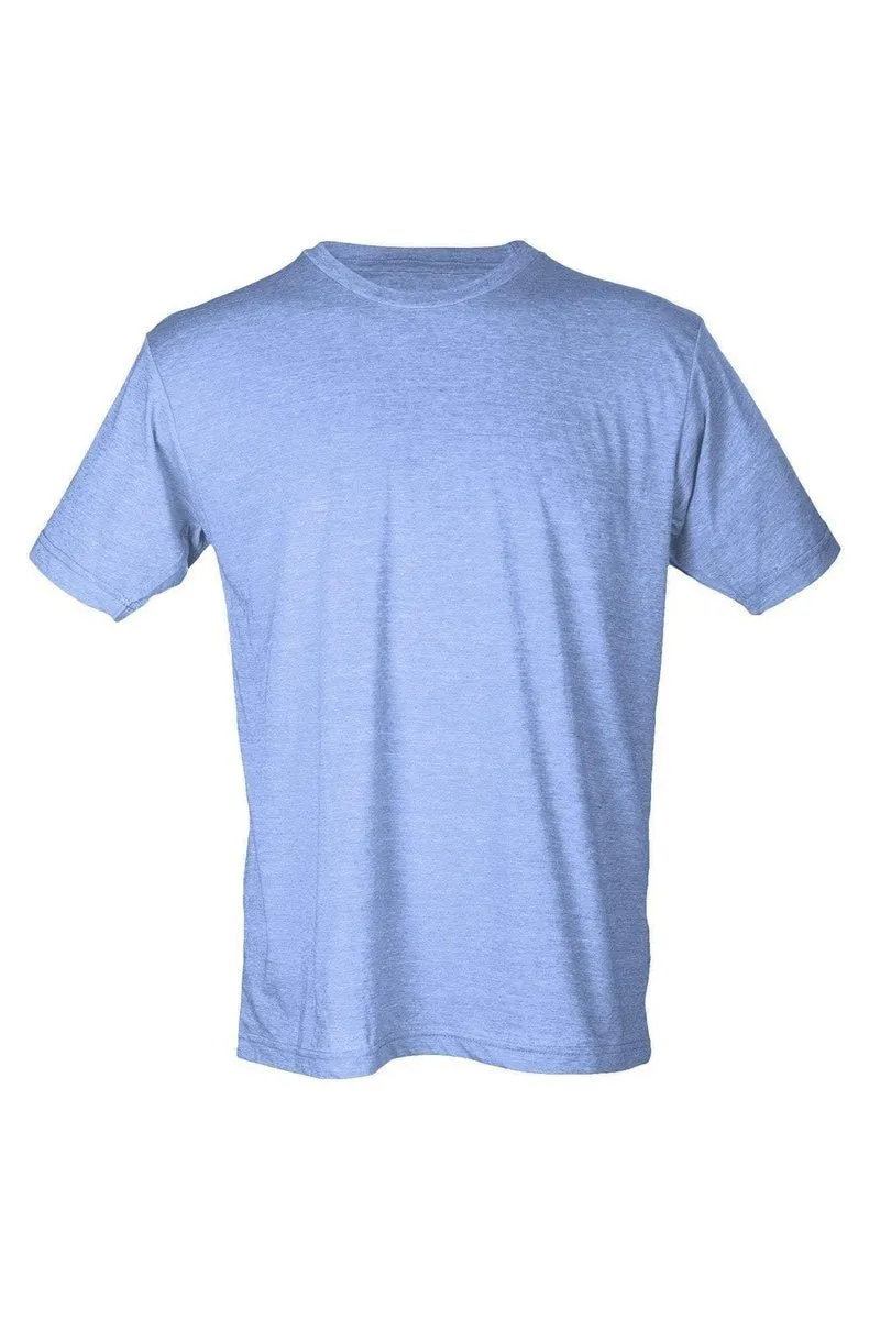 Bleached Check It Out Baseball Happy Unisex Poly-Rich Blend Tee