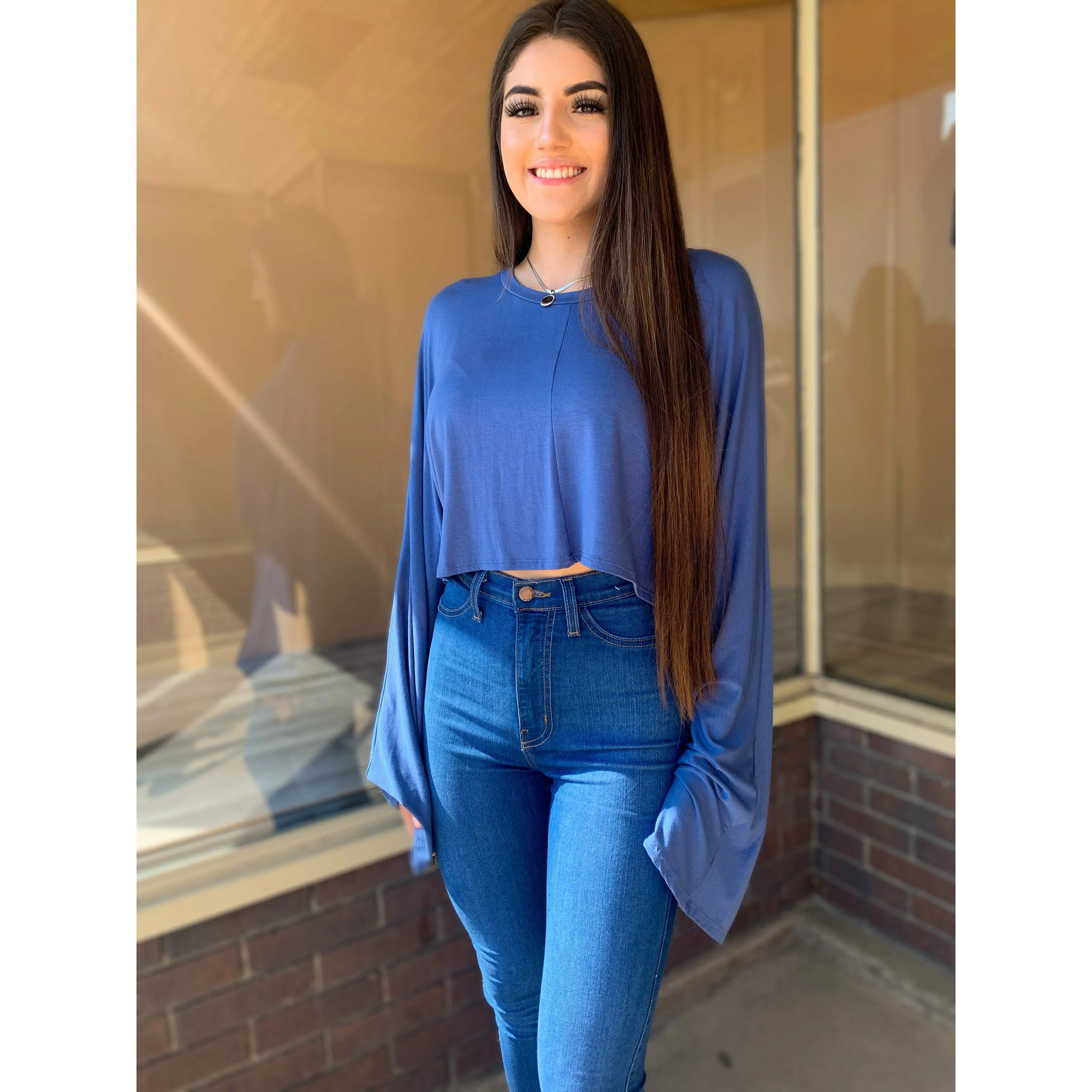 Brit Blue Top