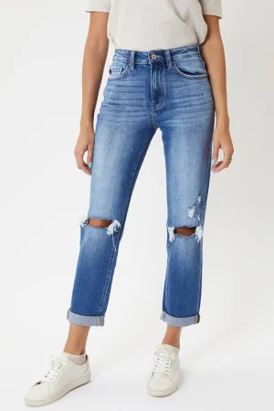 Brynn High Rise Straight Kancan Jean