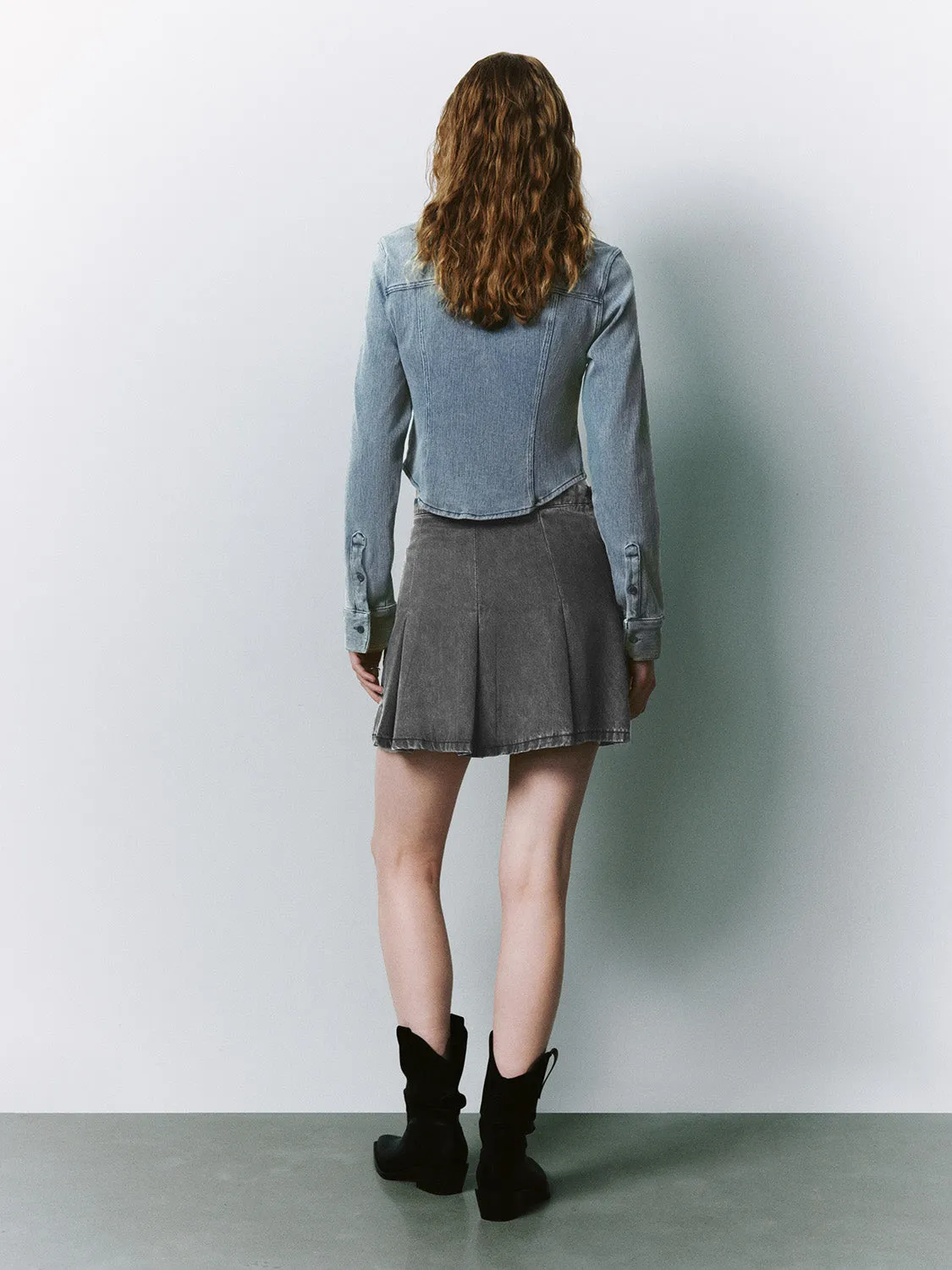 Button Up Denim Shirt