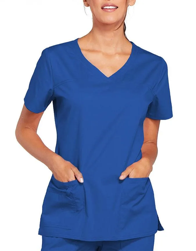 Cherokee Workwear Women's V-Neck Nursing Scrub Top