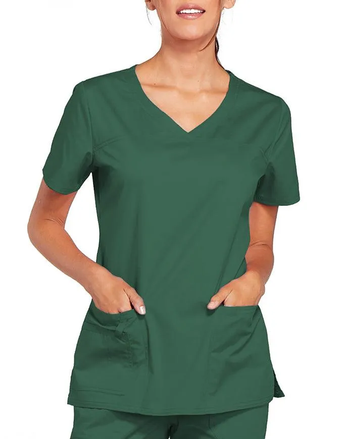 Cherokee Workwear Women's V-Neck Nursing Scrub Top