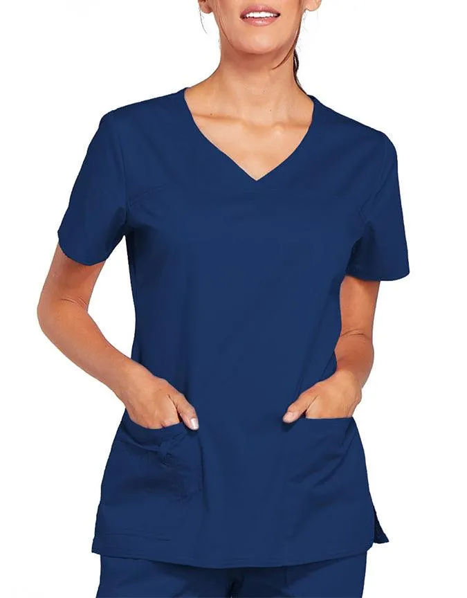 Cherokee Workwear Women's V-Neck Nursing Scrub Top