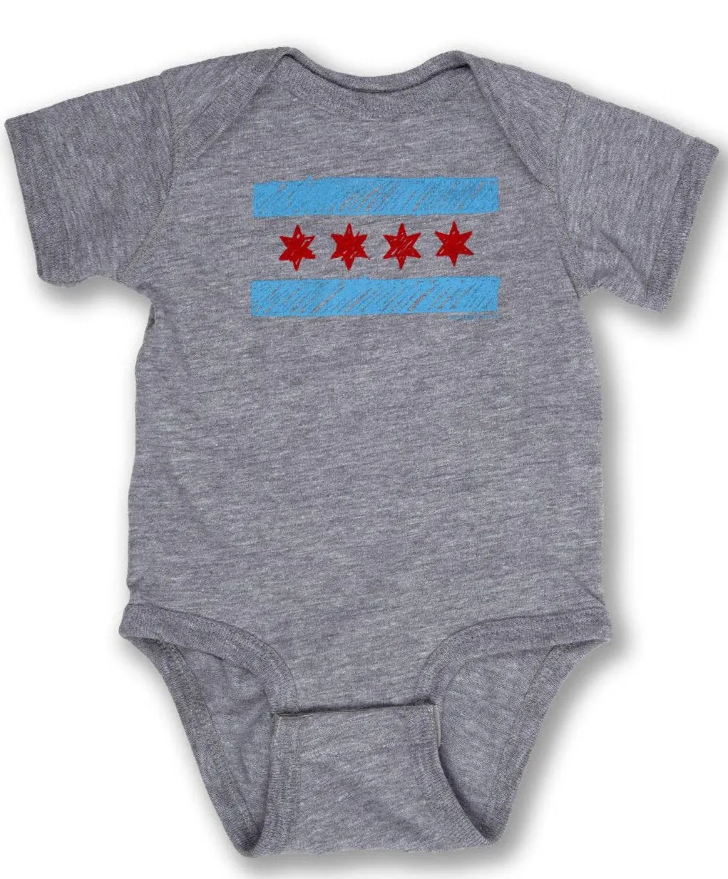 Chicago Doodle Flag Bodysuit