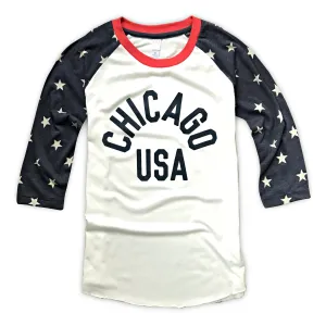 Chicago USA Raglan