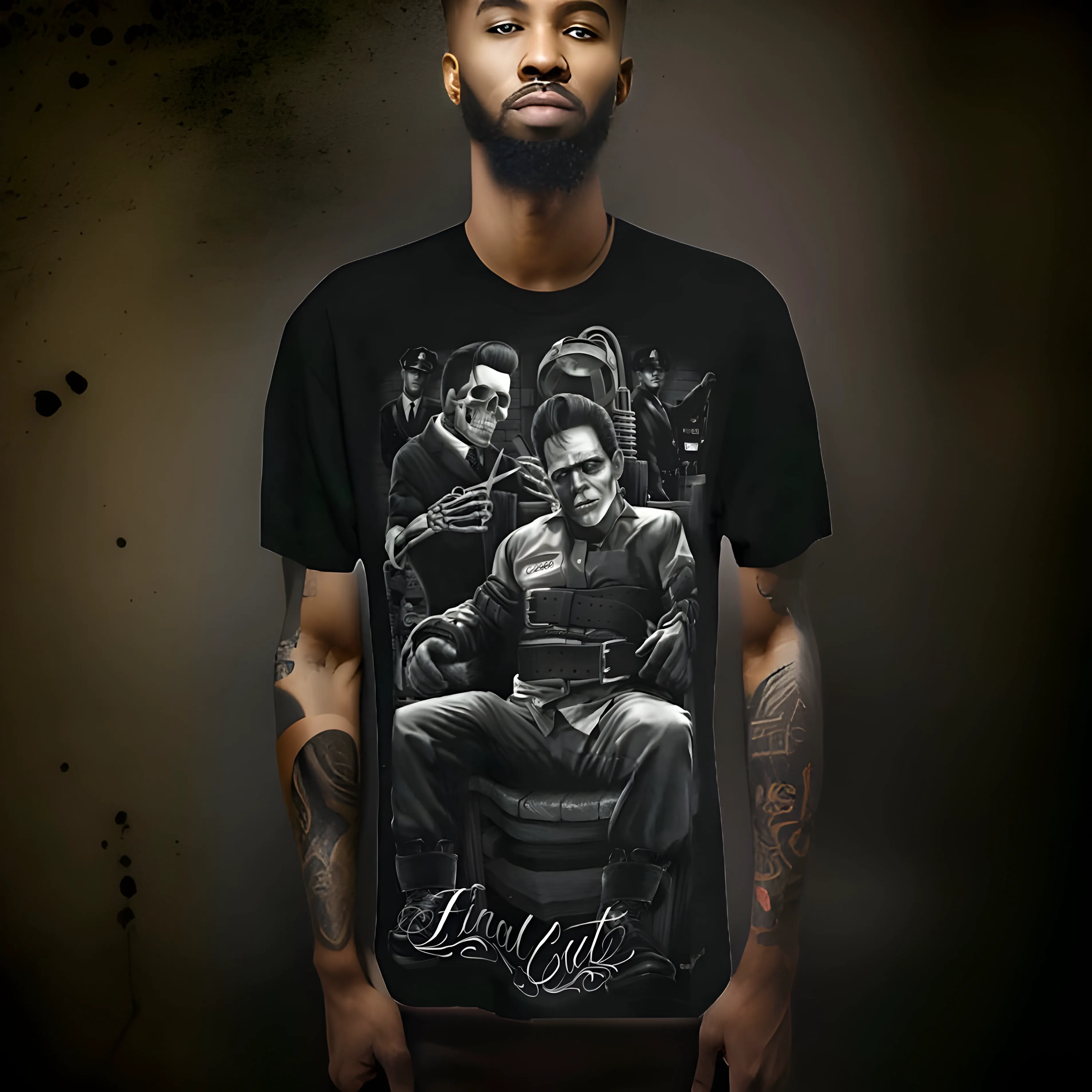 ^DGA^ (BLACK) ~FRESH CUT~ SHORT SLEEVE T-SHIRTS