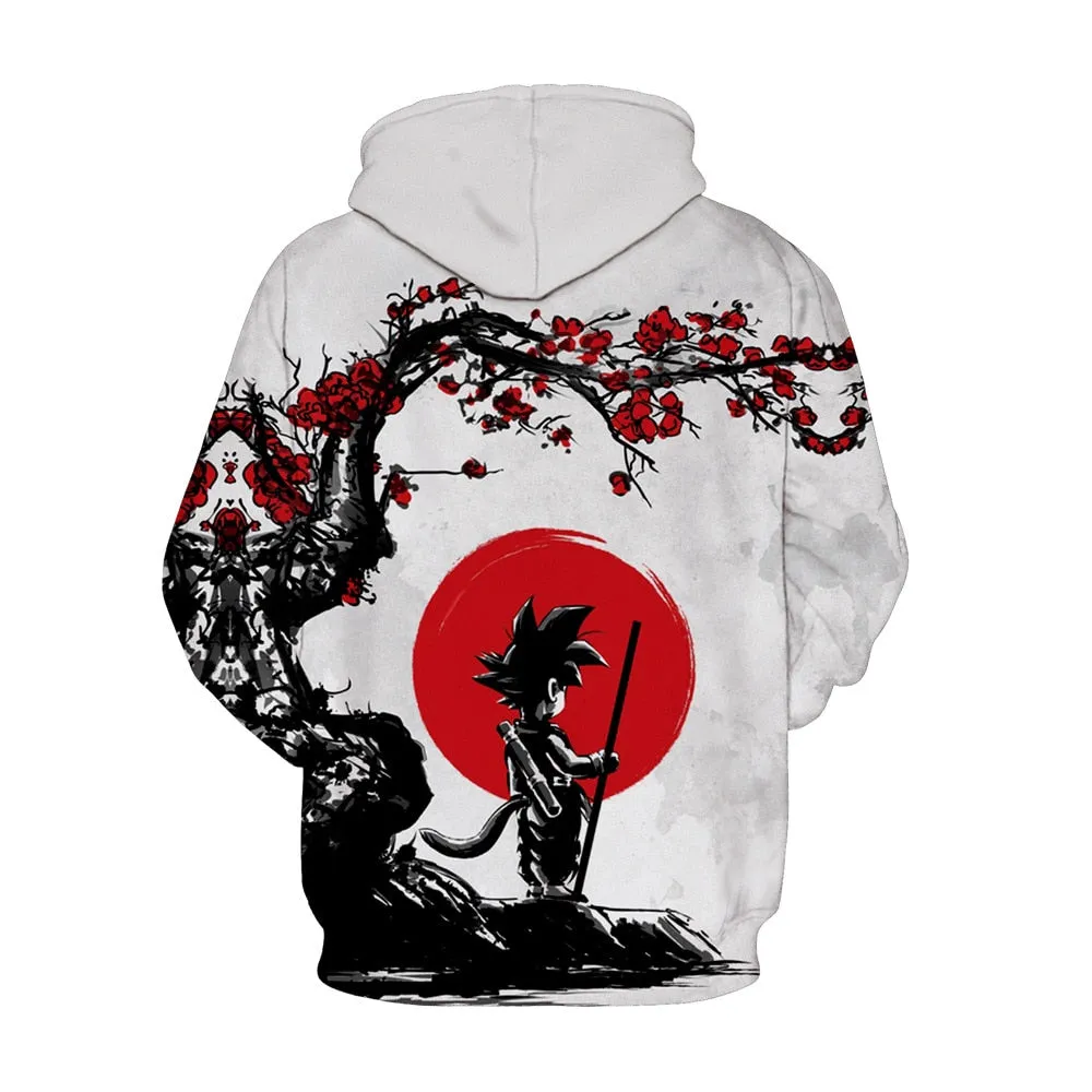 Dragon Ball Z Goku 3D Hoodies Anime Hoodie Unisex 3D Print Fashion Streetwear Hip Hop Punk Hoodies Harajuku Hooded Plus Size