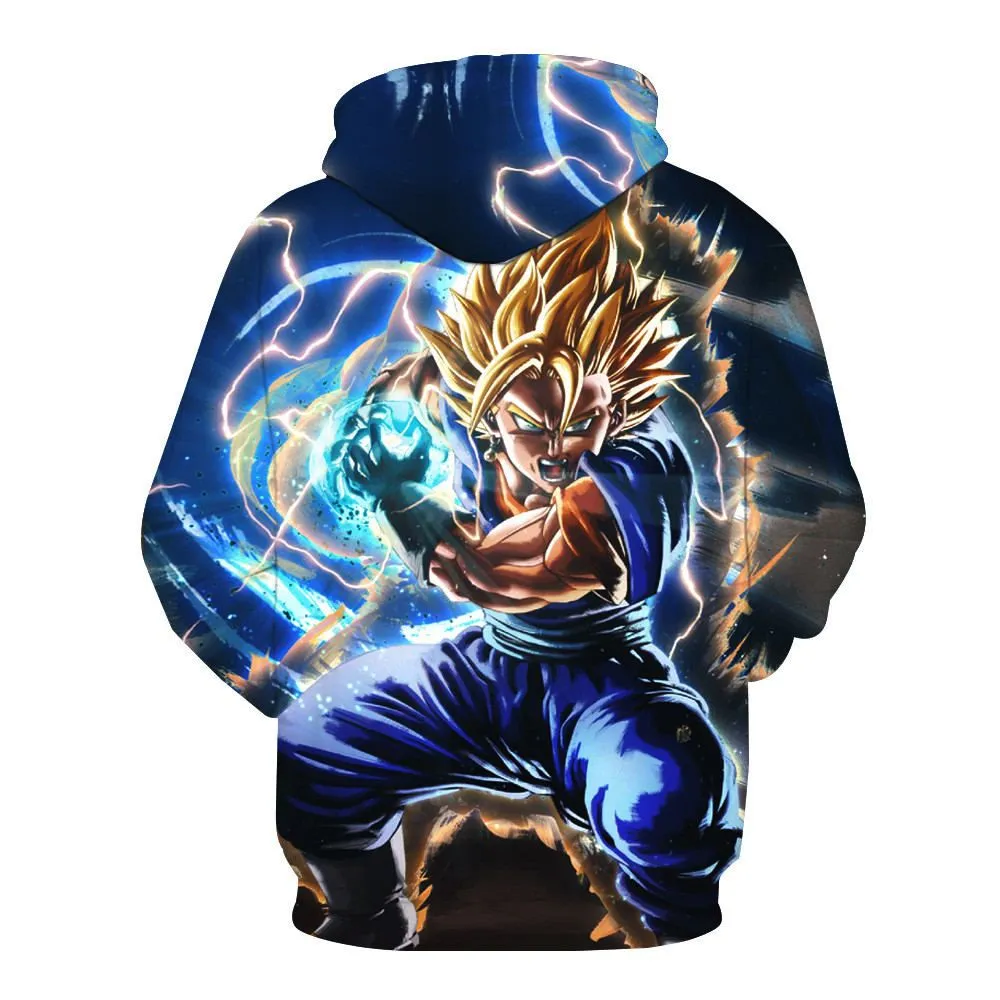 Dragon Ball Z Goku 3D Hoodies Anime Hoodie Unisex 3D Print Fashion Streetwear Hip Hop Punk Hoodies Harajuku Hooded Plus Size