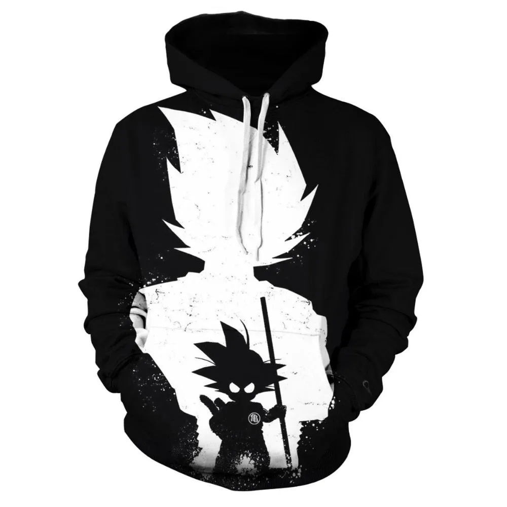 Dragon Ball Z Goku 3D Hoodies Anime Hoodie Unisex 3D Print Fashion Streetwear Hip Hop Punk Hoodies Harajuku Hooded Plus Size