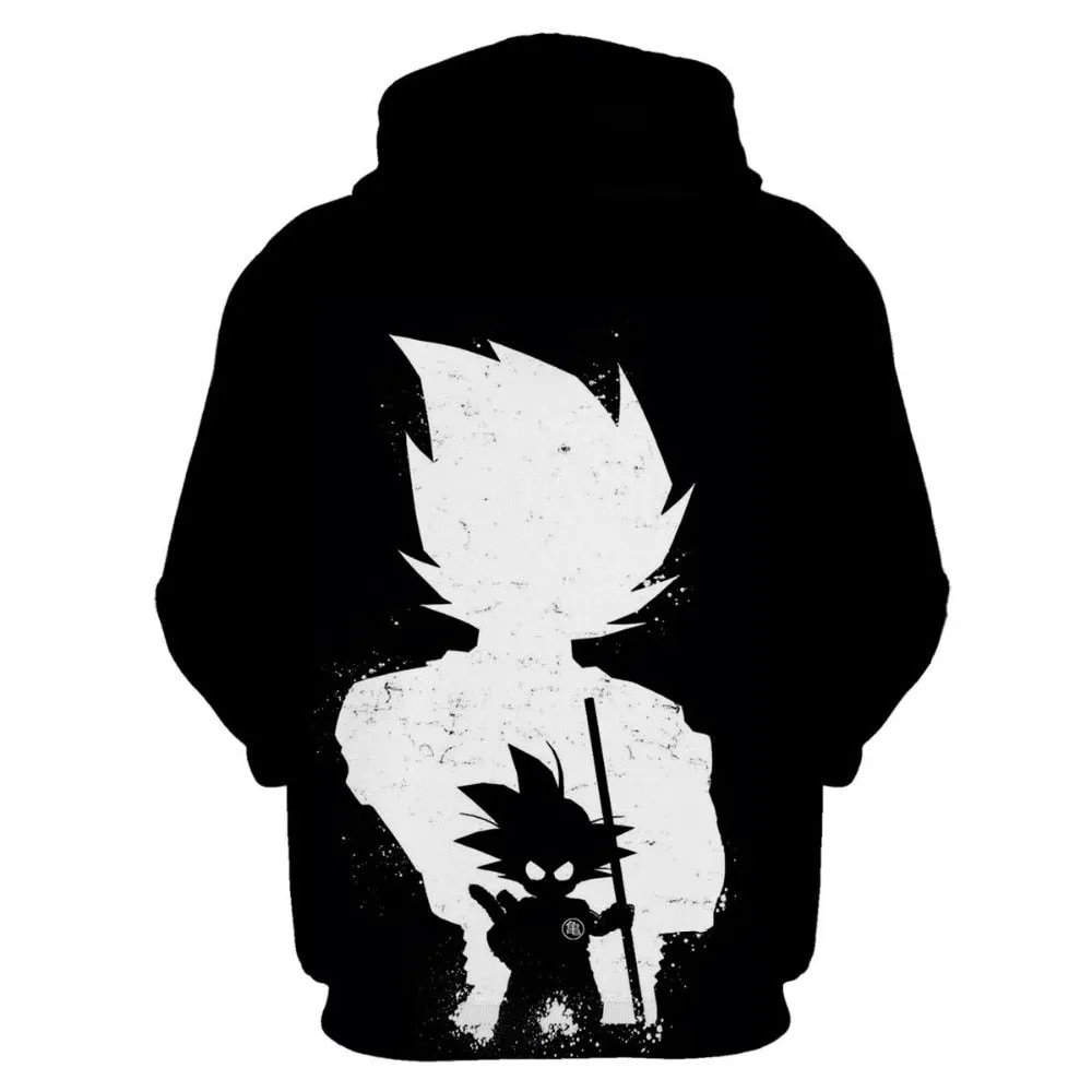 Dragon Ball Z Goku 3D Hoodies Anime Hoodie Unisex 3D Print Fashion Streetwear Hip Hop Punk Hoodies Harajuku Hooded Plus Size