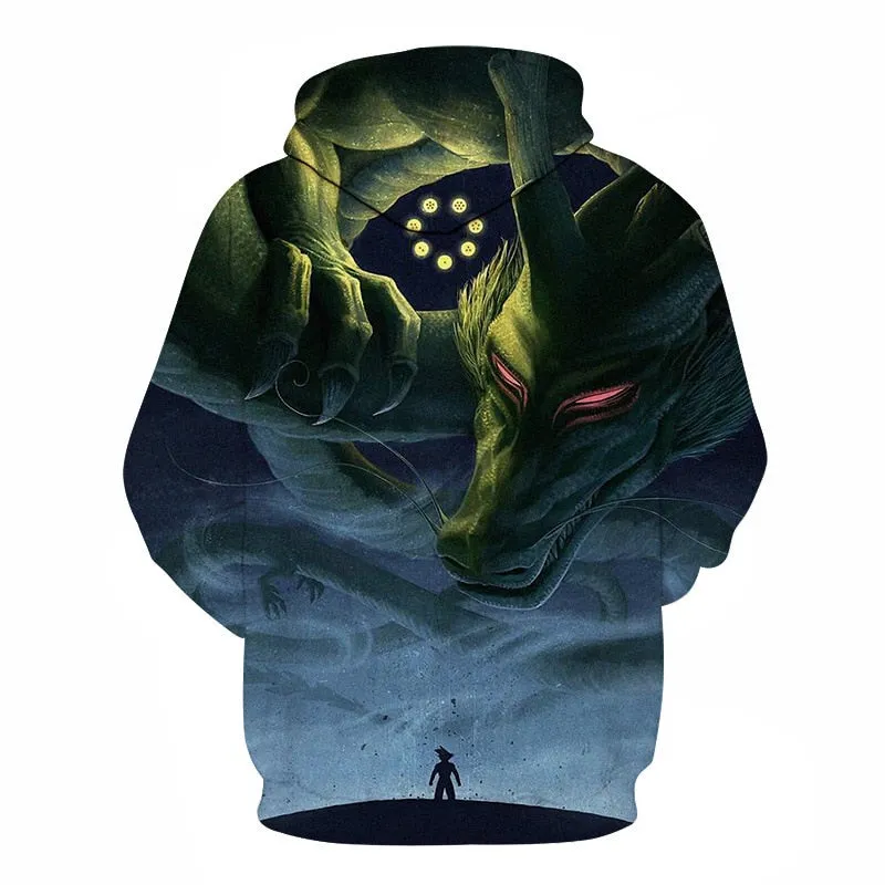 Dragon Ball Z Goku 3D Hoodies Anime Hoodie Unisex 3D Print Fashion Streetwear Hip Hop Punk Hoodies Harajuku Hooded Plus Size