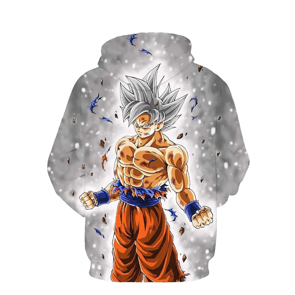 Dragon Ball Z Goku 3D Hoodies Anime Hoodie Unisex 3D Print Fashion Streetwear Hip Hop Punk Hoodies Harajuku Hooded Plus Size