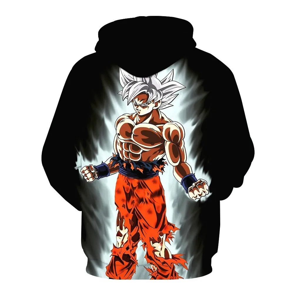 Dragon Ball Z Goku 3D Hoodies Anime Hoodie Unisex 3D Print Fashion Streetwear Hip Hop Punk Hoodies Harajuku Hooded Plus Size