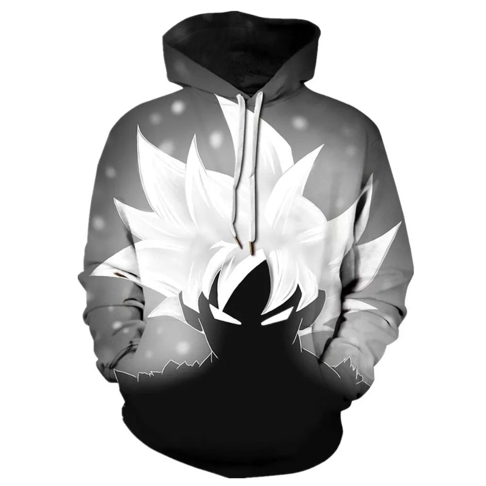 Dragon Ball Z Goku 3D Hoodies Anime Hoodie Unisex 3D Print Fashion Streetwear Hip Hop Punk Hoodies Harajuku Hooded Plus Size
