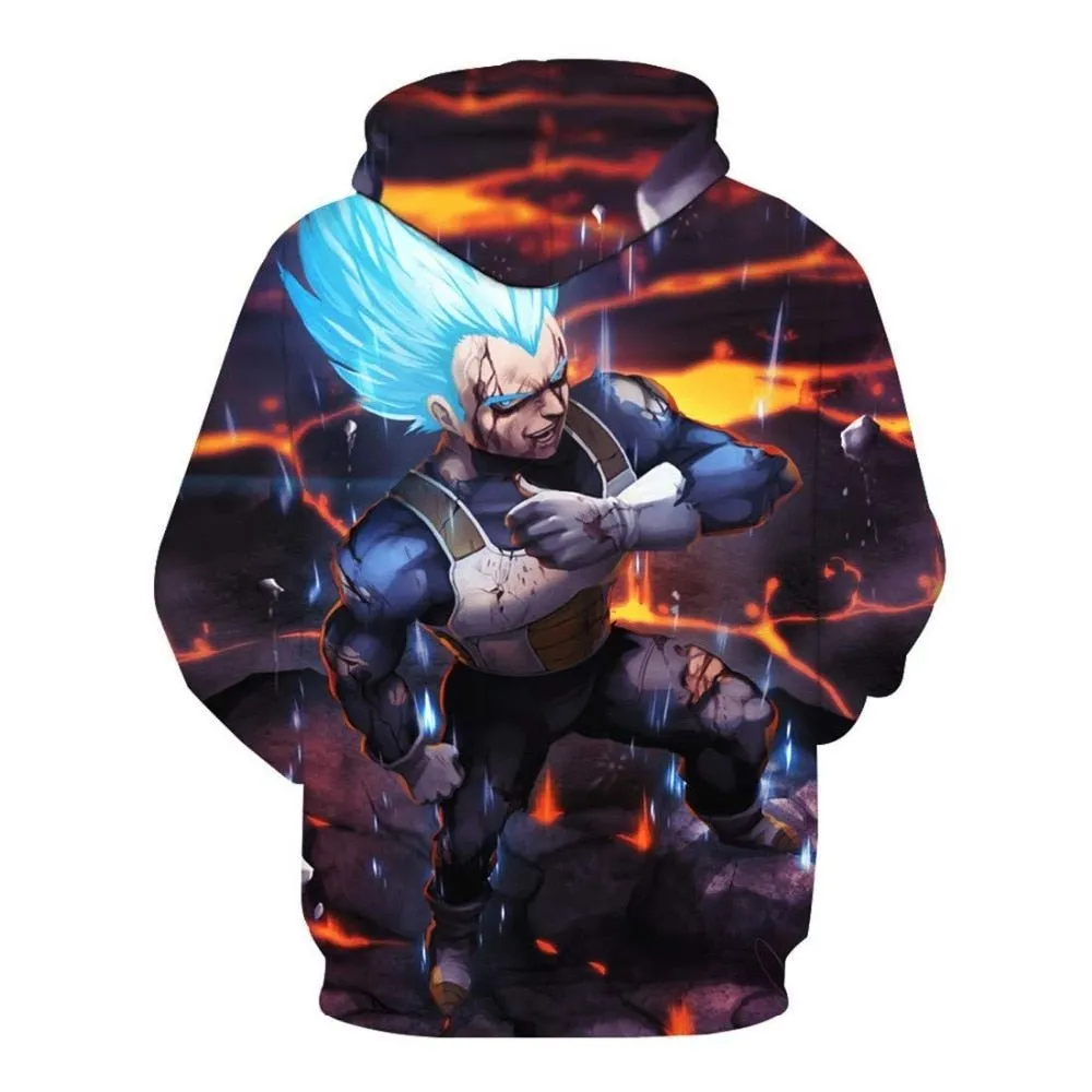 Dragon Ball Z Goku 3D Hoodies Anime Hoodie Unisex 3D Print Fashion Streetwear Hip Hop Punk Hoodies Harajuku Hooded Plus Size