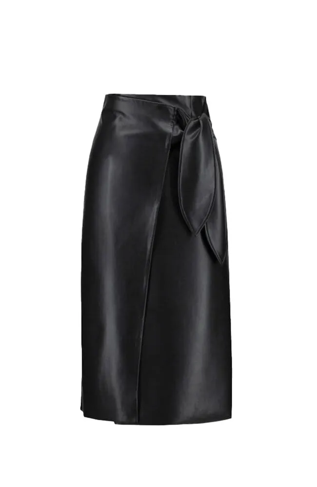 Faux Leather Skirt