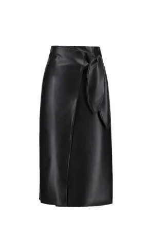 Faux Leather Skirt