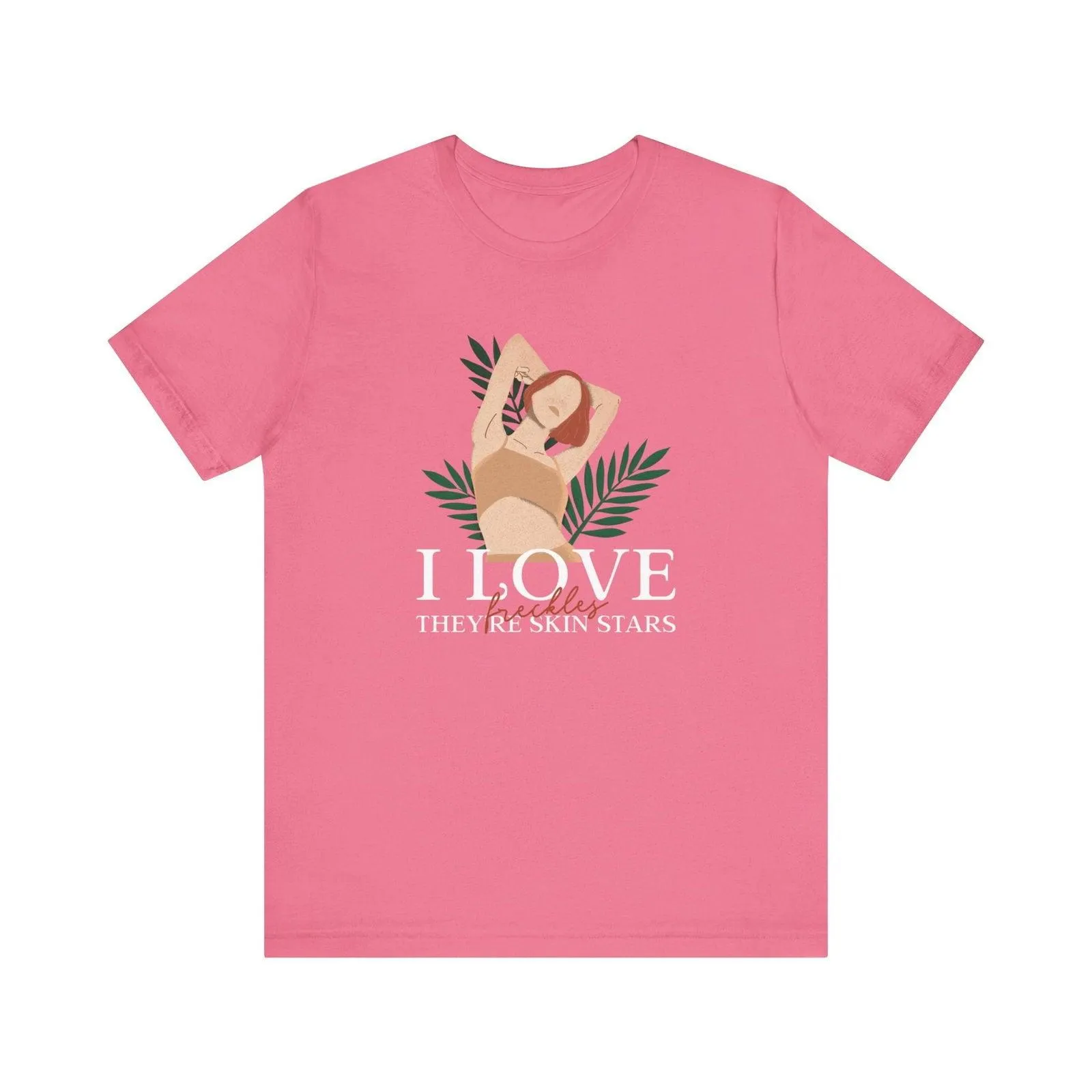 Flower I Love Freckles T Shirt