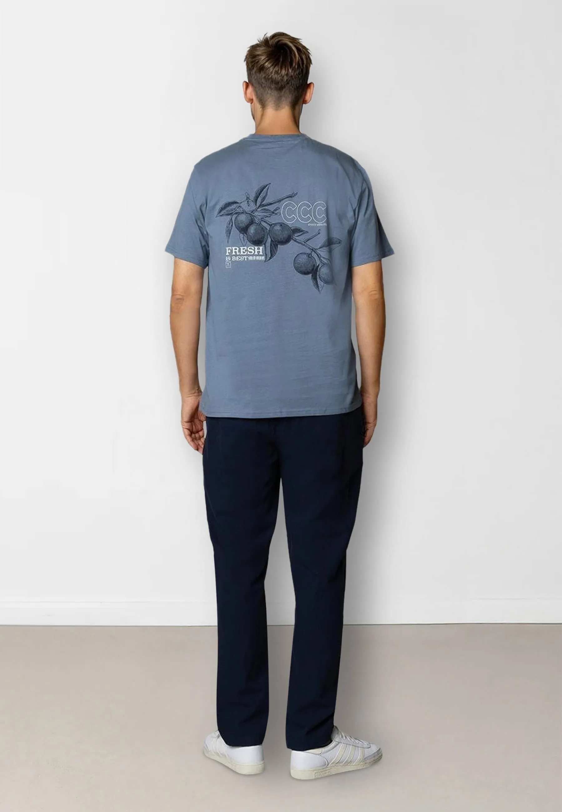 Fresh! t-shirt - Støvet Blå