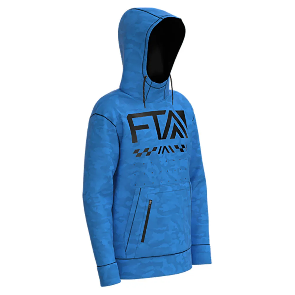 FXR Full Throttle Tech P/O Hoodie Blue Camo