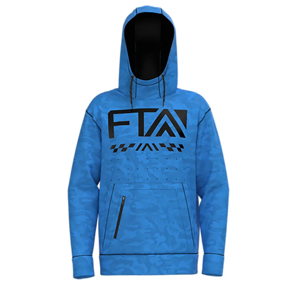FXR Full Throttle Tech P/O Hoodie Blue Camo