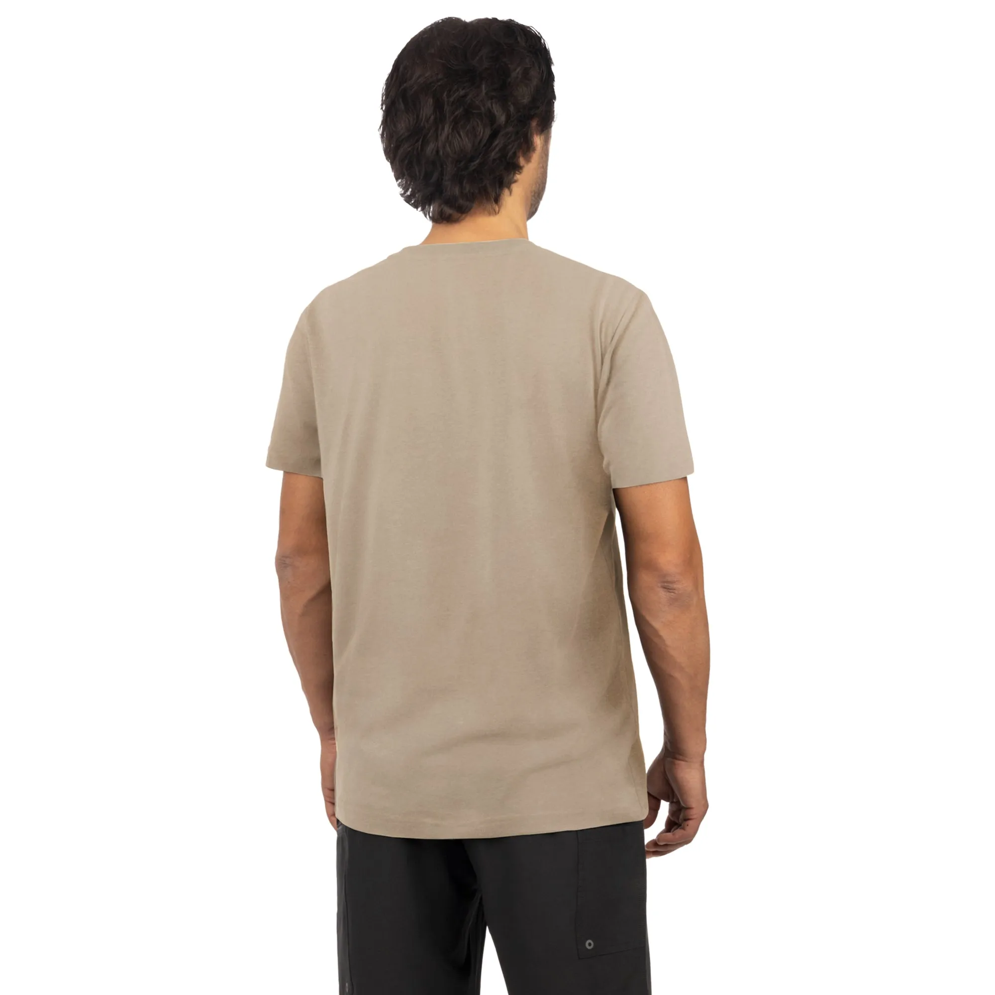 FXR  Mens Moto Premium T-Shirt Stone Black Cotton Blend Screen Print