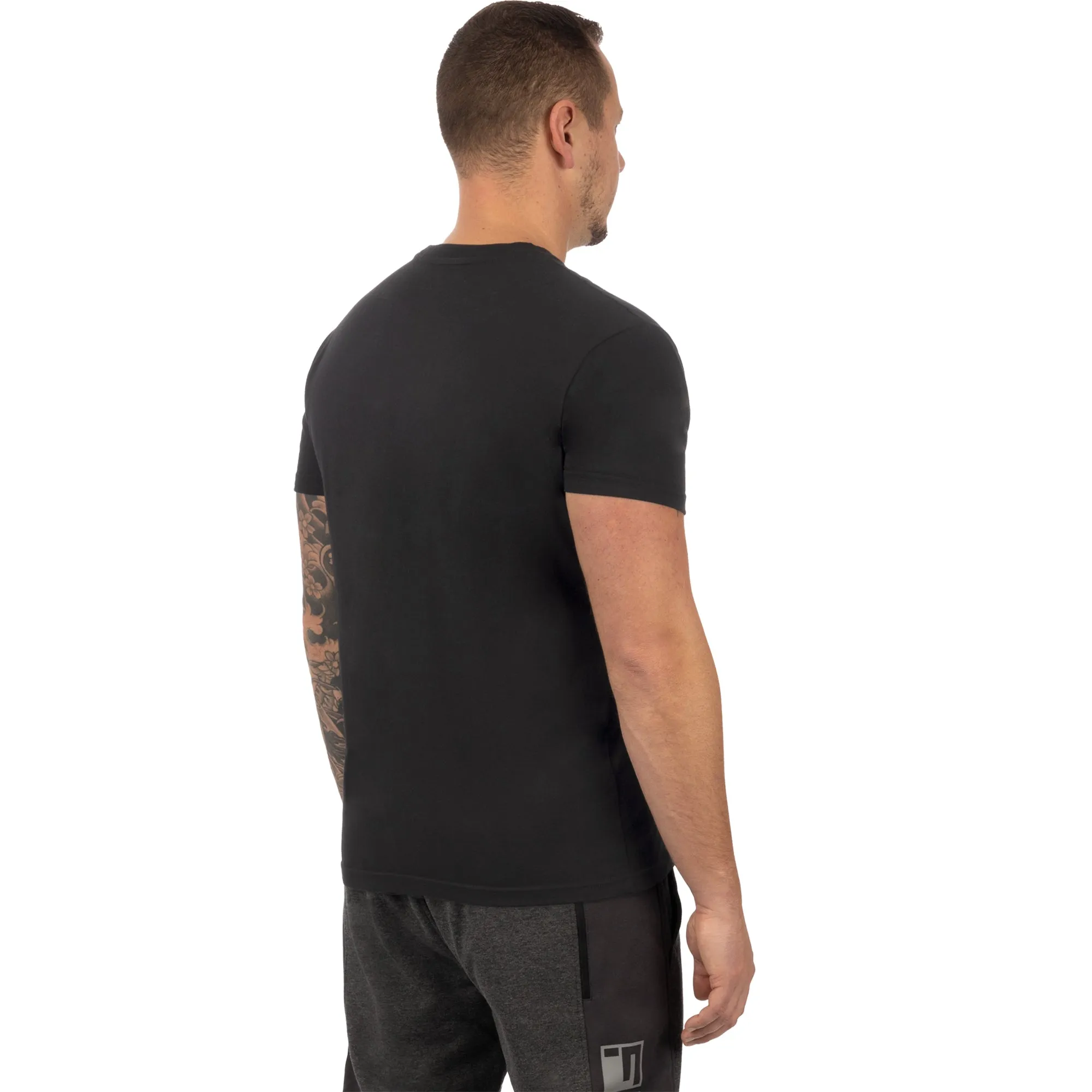 FXR  Mens Podium Premium T-Shirt Black Ops Cotton Blend Screen Print
