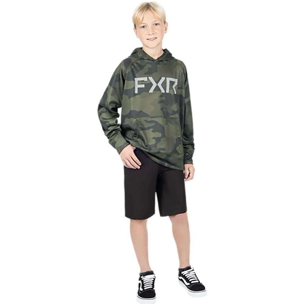 FXR Pilot UPF PO Hoodie Army Camo Green