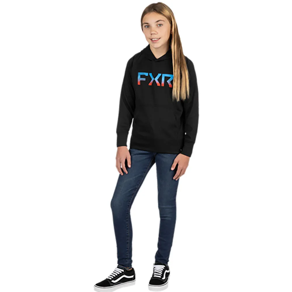 FXR Pilot UPF PO Hoodie Black/Blue Haze