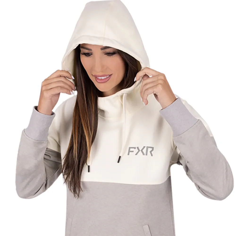 FXR Stripe PO Hoodie Oatmeal/Cream White