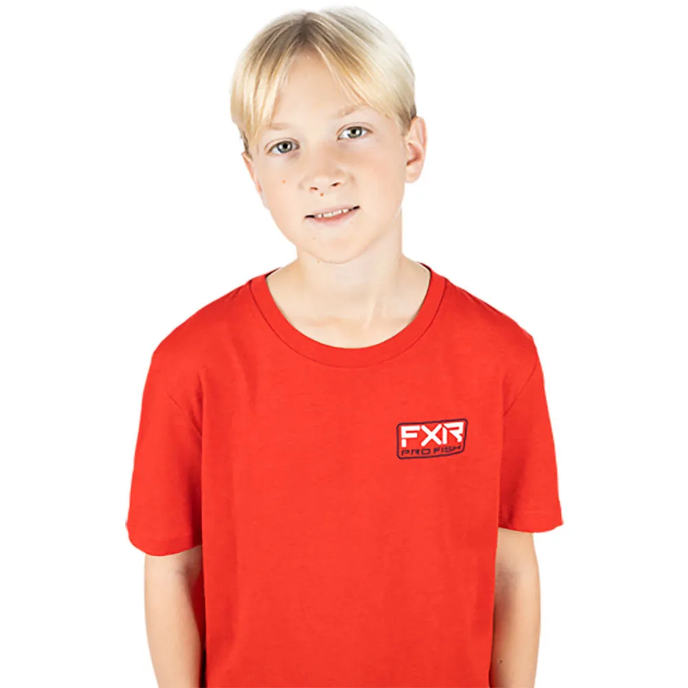 FXR Trophy Premium T-Shirt Red Heather/Black