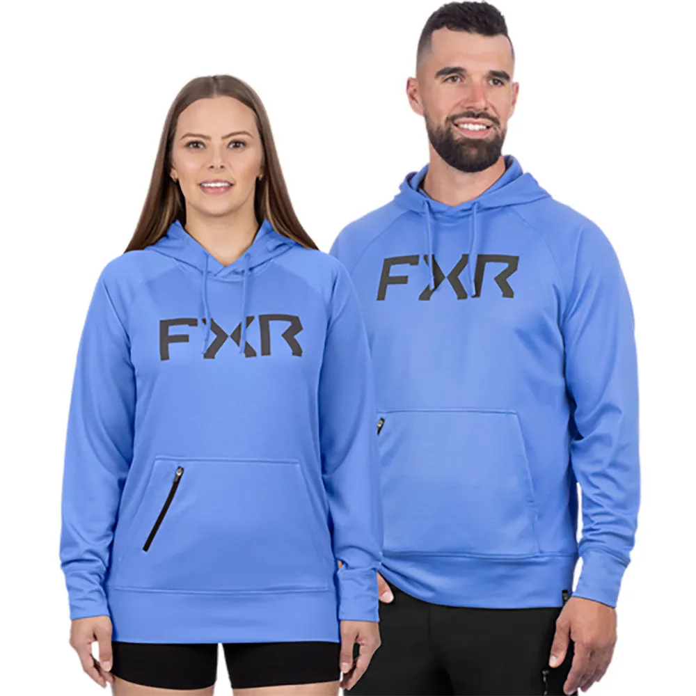 FXR Unisex Pilot UPF PO Hoodie Tranquil Blue/Asphalt