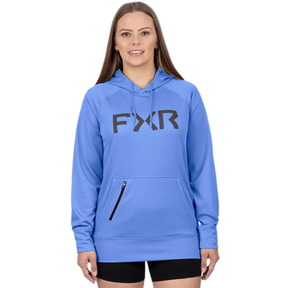 FXR Unisex Pilot UPF PO Hoodie Tranquil Blue/Asphalt