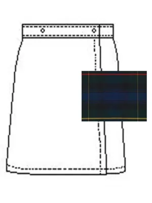Girls' Blend Plaid Skort - 1014BP - Plaid 55
