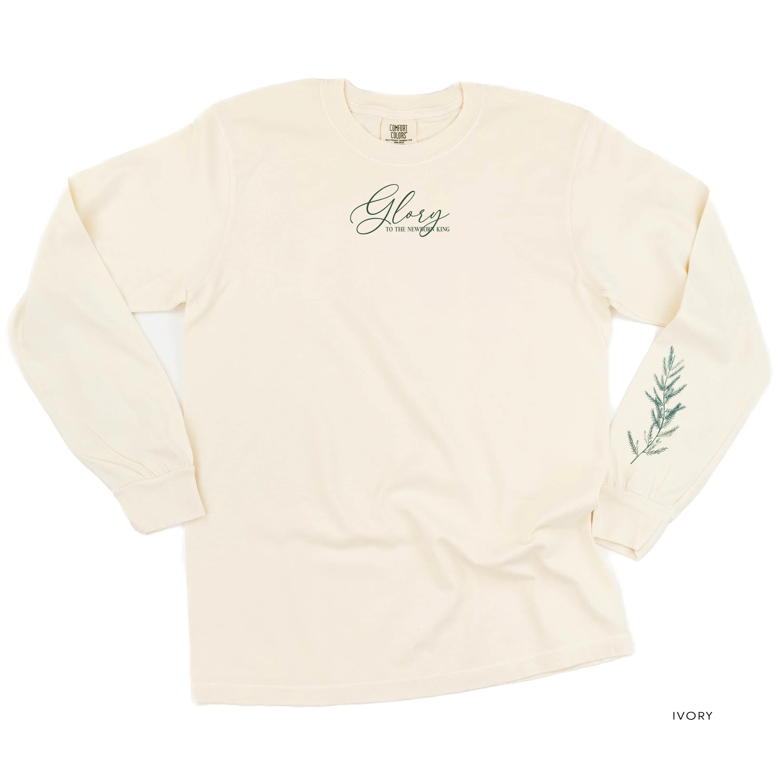 Glory To The Newborn King (sd) - LONG SLEEVE Comfort Colors Tee