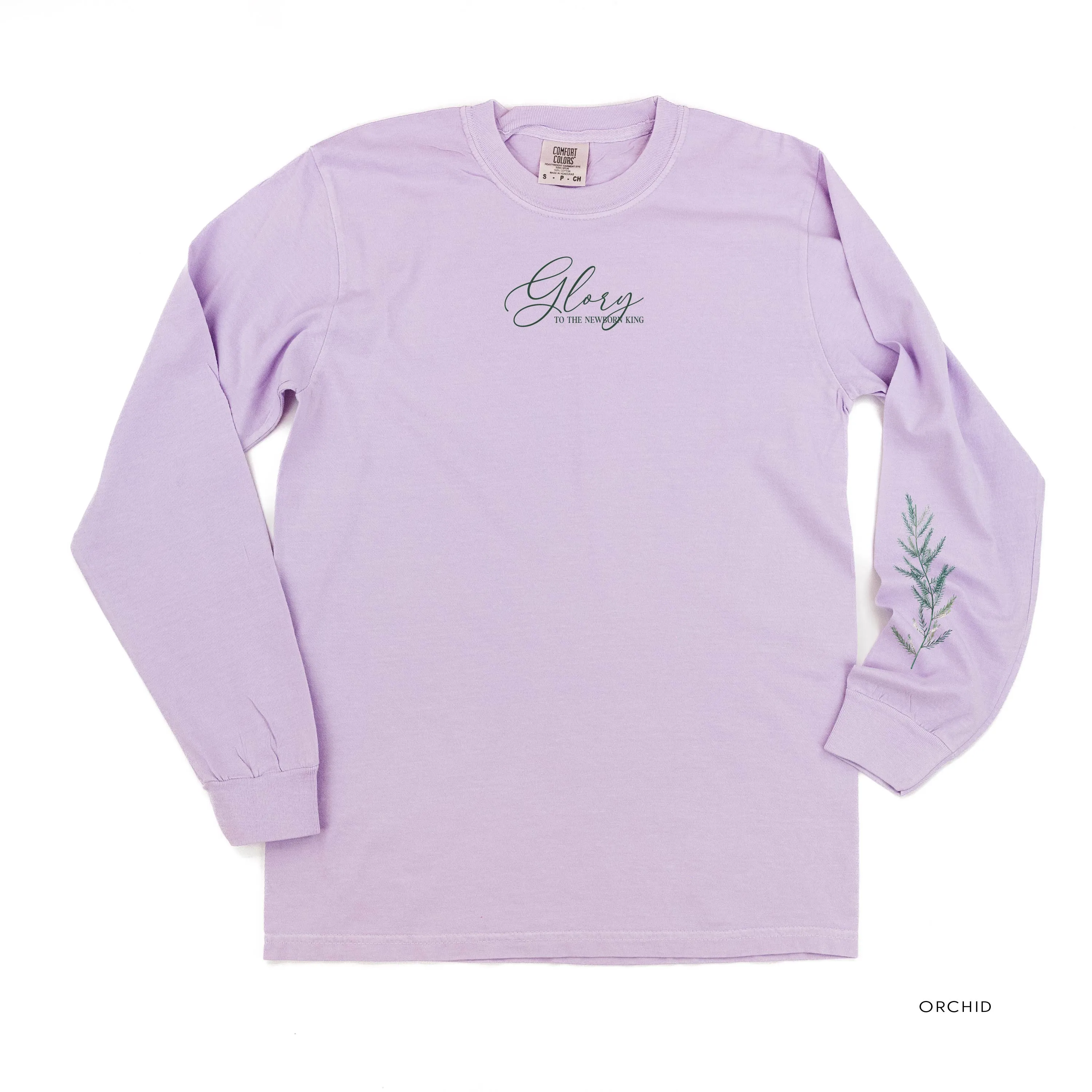 Glory To The Newborn King (sd) - LONG SLEEVE Comfort Colors Tee