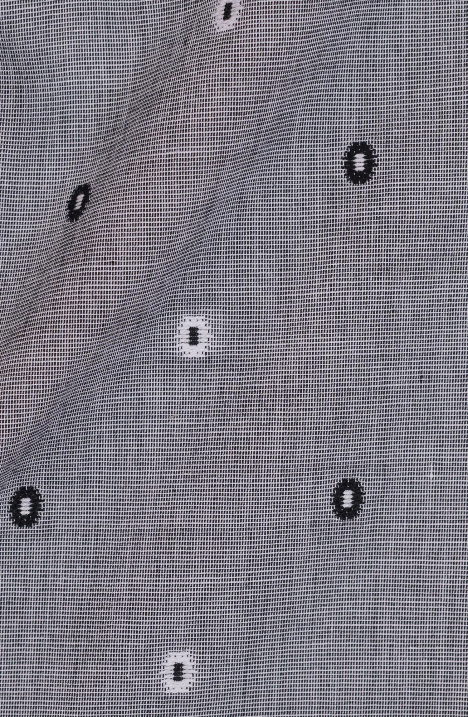Grey Ovals Dobby Shirt