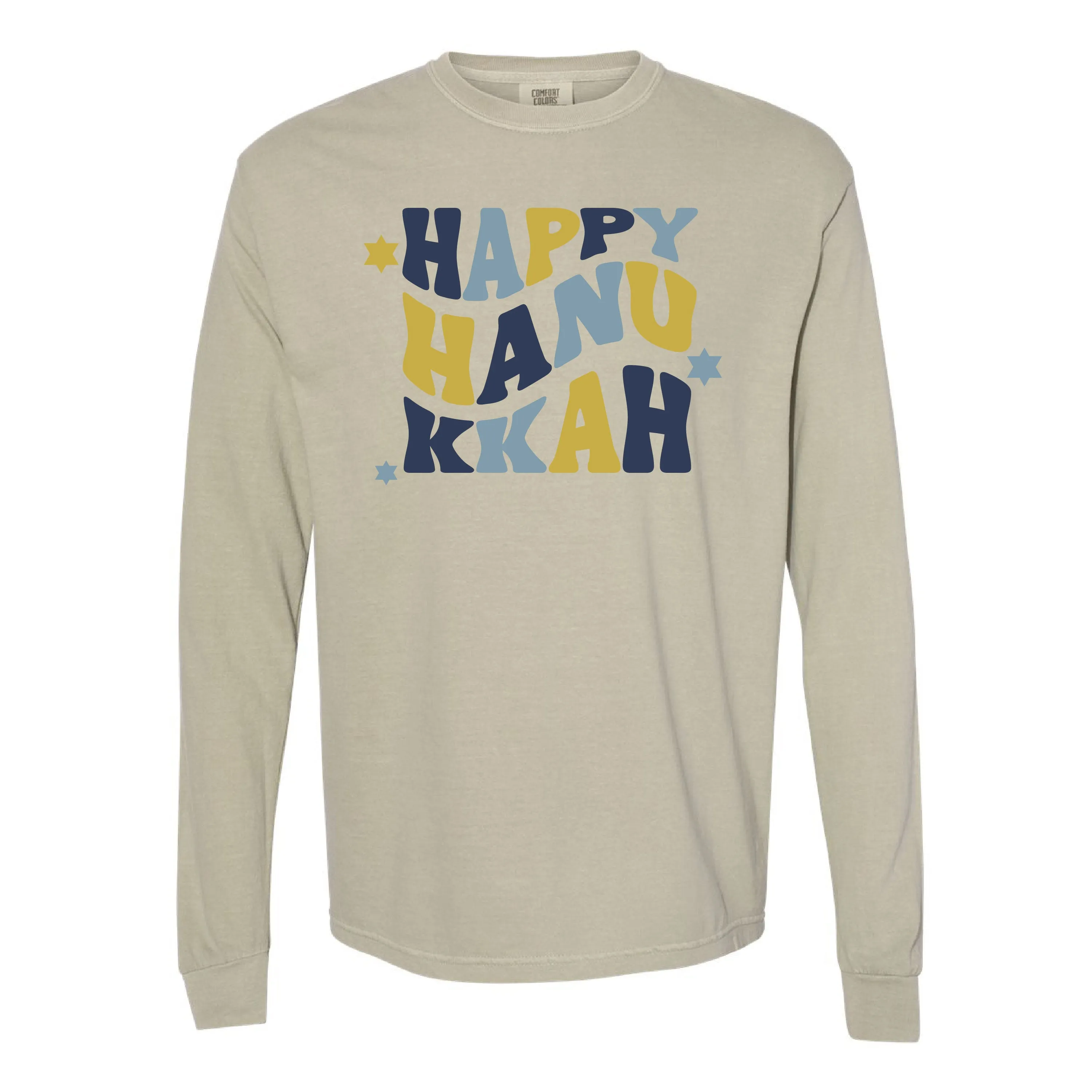 Happy Hanukkah - LONG SLEEVE Comfort Colors Tee