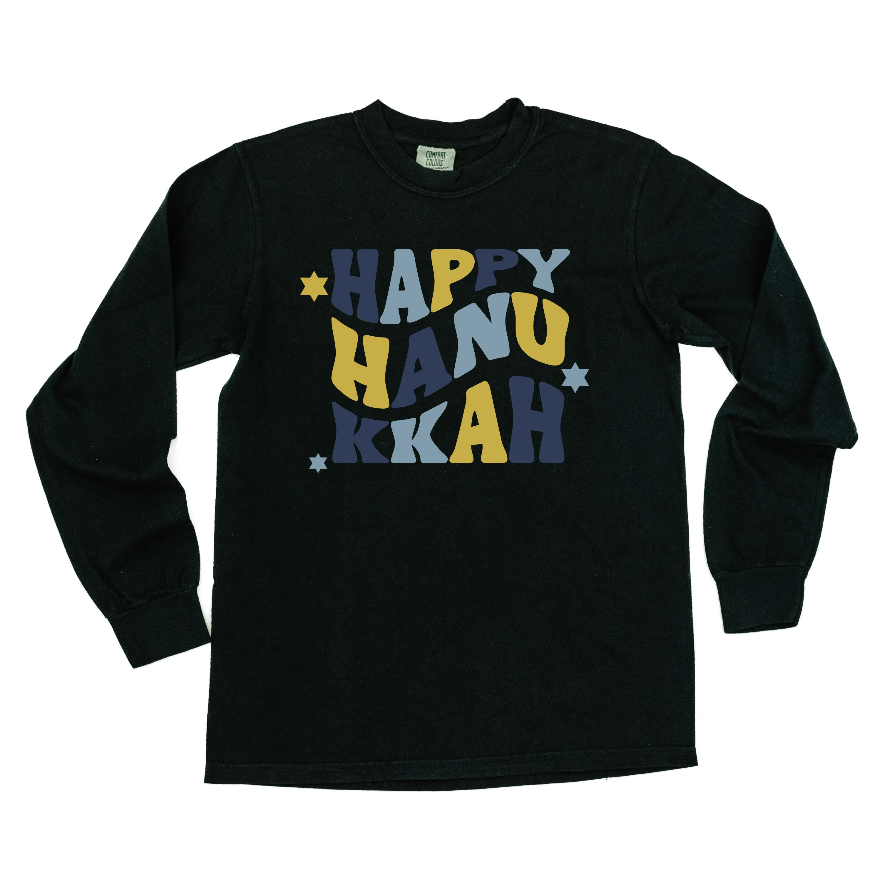 Happy Hanukkah - LONG SLEEVE Comfort Colors Tee