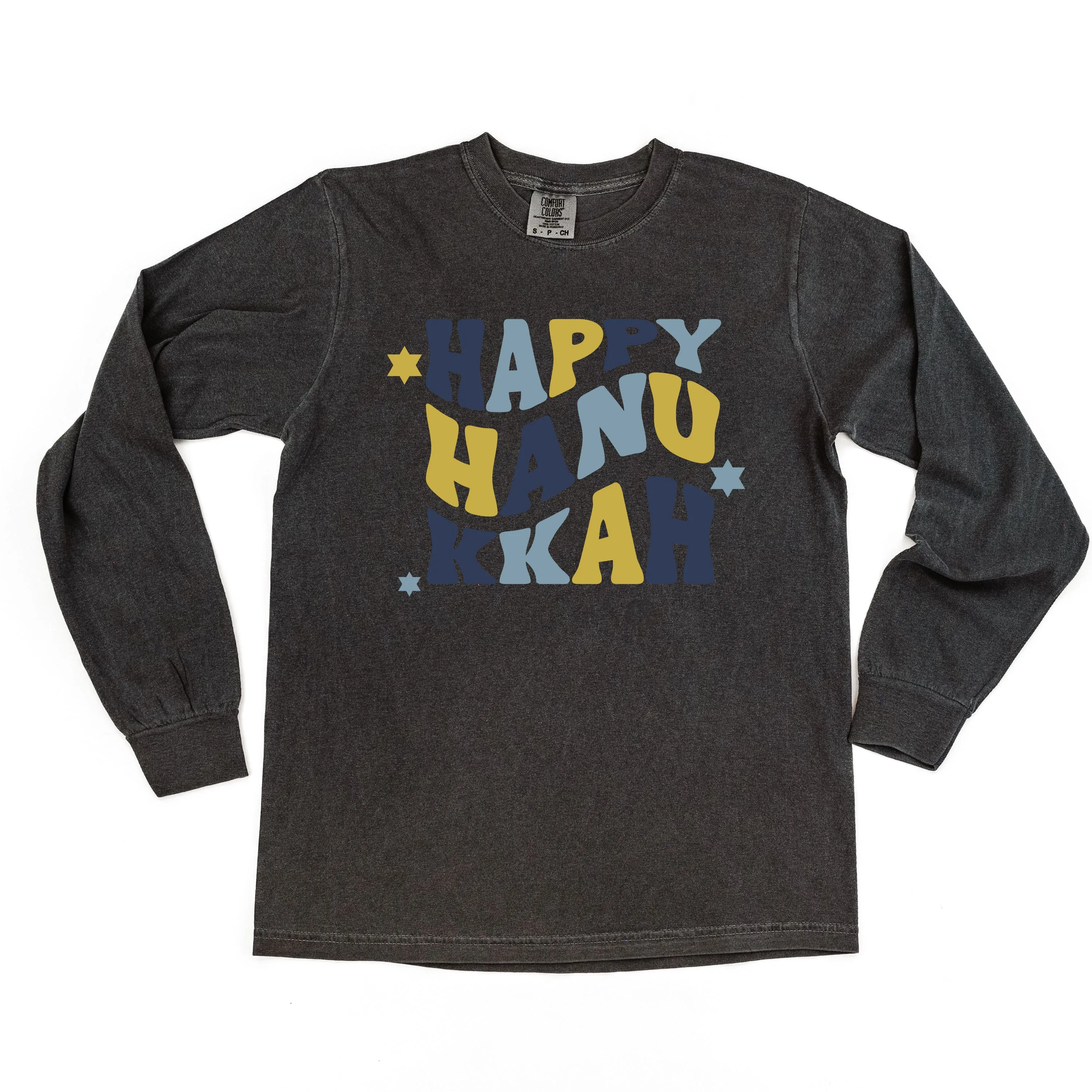 Happy Hanukkah - LONG SLEEVE Comfort Colors Tee