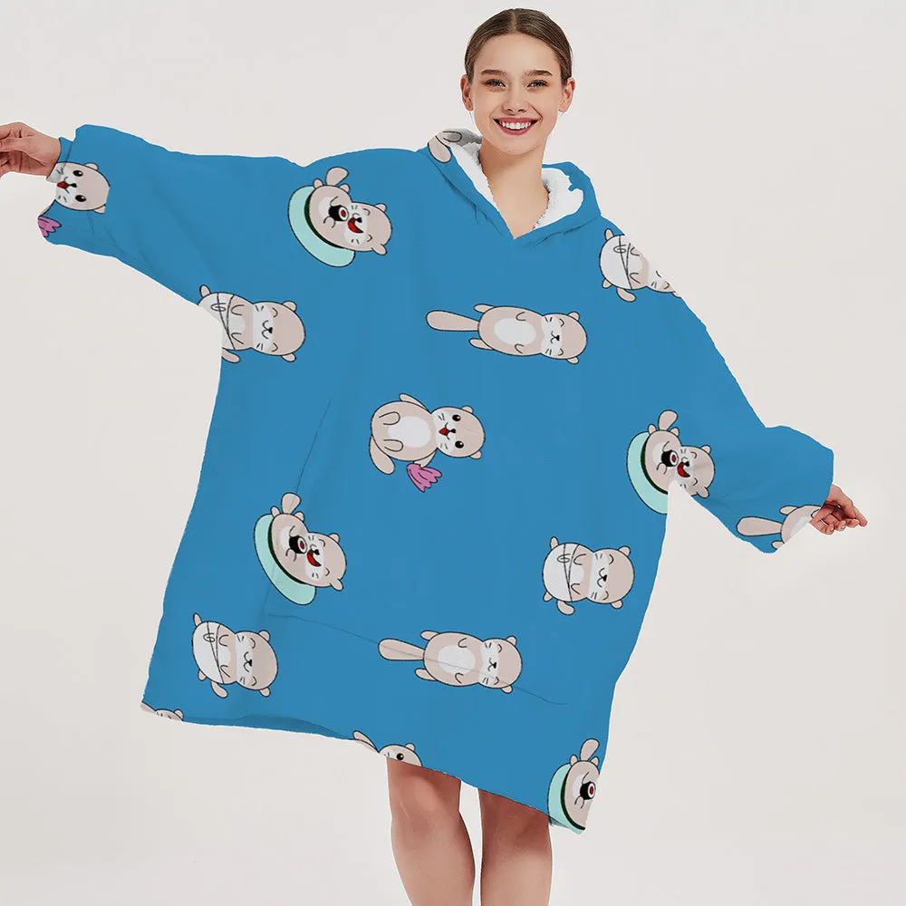 Hoodies Blankets Lazy Blanket Casual Hooded Sweater