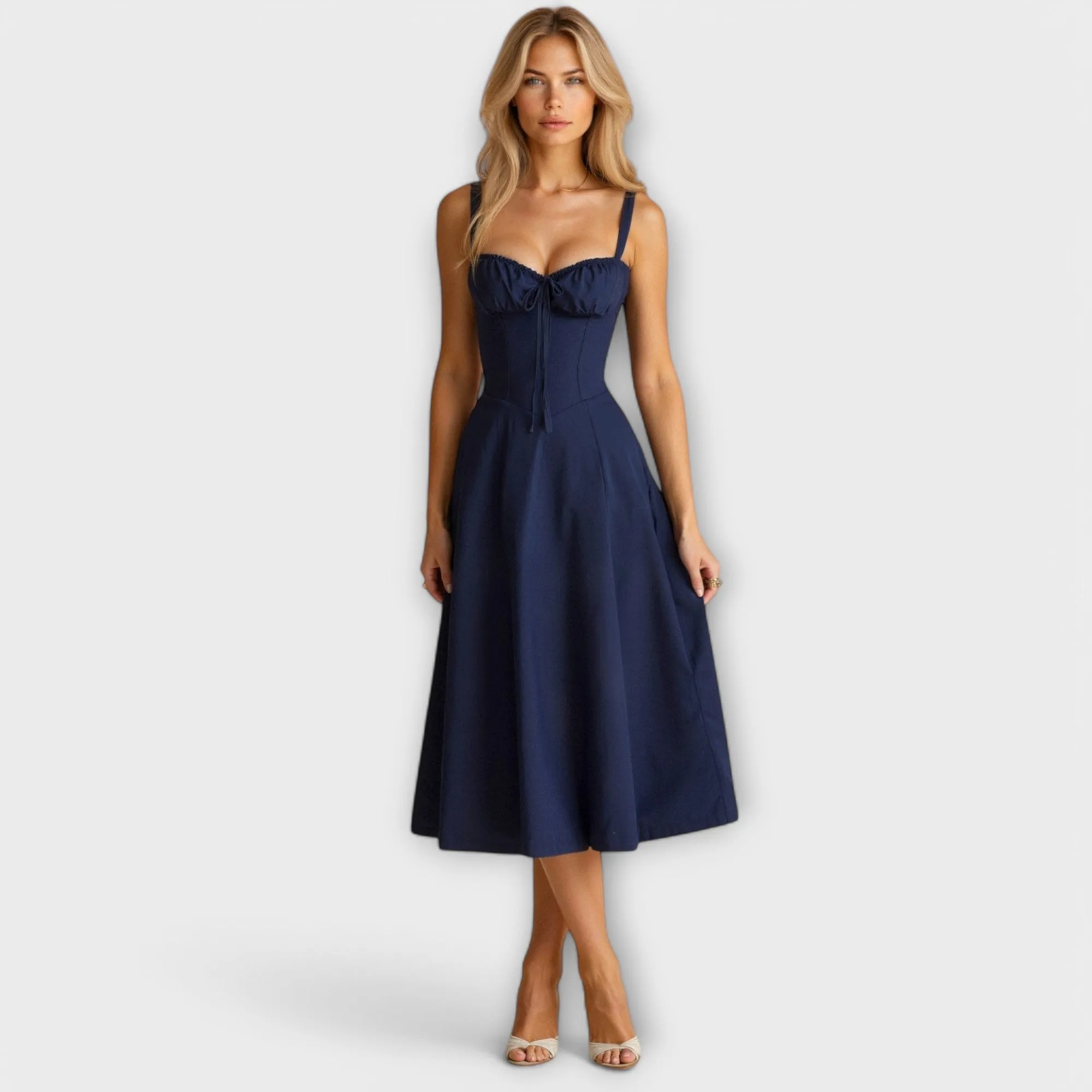 Isa Waist Dress with Bustier Design